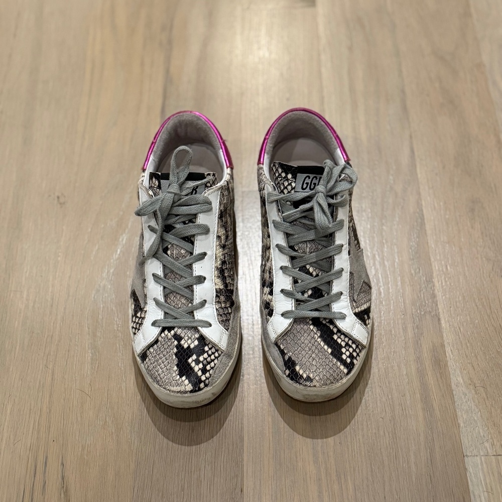 Golden Goose Superstar Python Sneaker, Size 37lik… - image 6